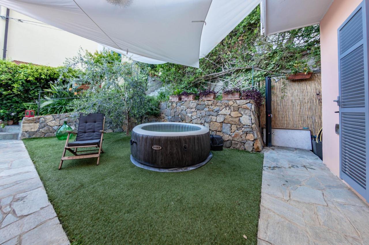Apartamento H11 - COUNTRY LUX - Jacuzzi - Sanremo - Garden Exterior foto